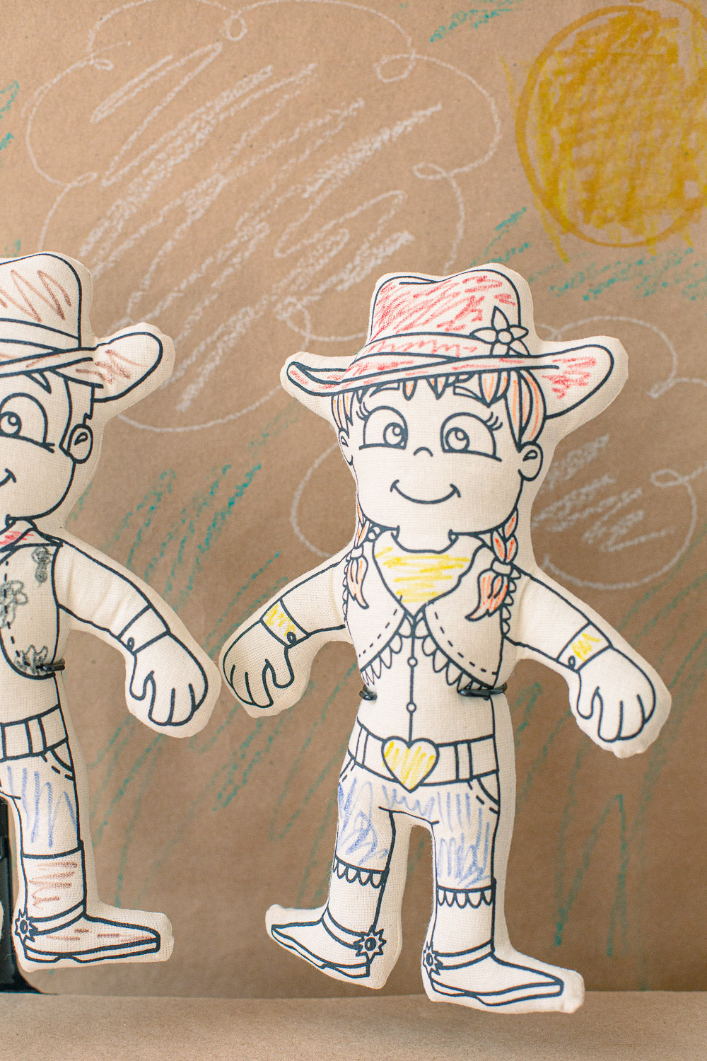 Kibakids - Western Series: Cowgirl Coloring Set