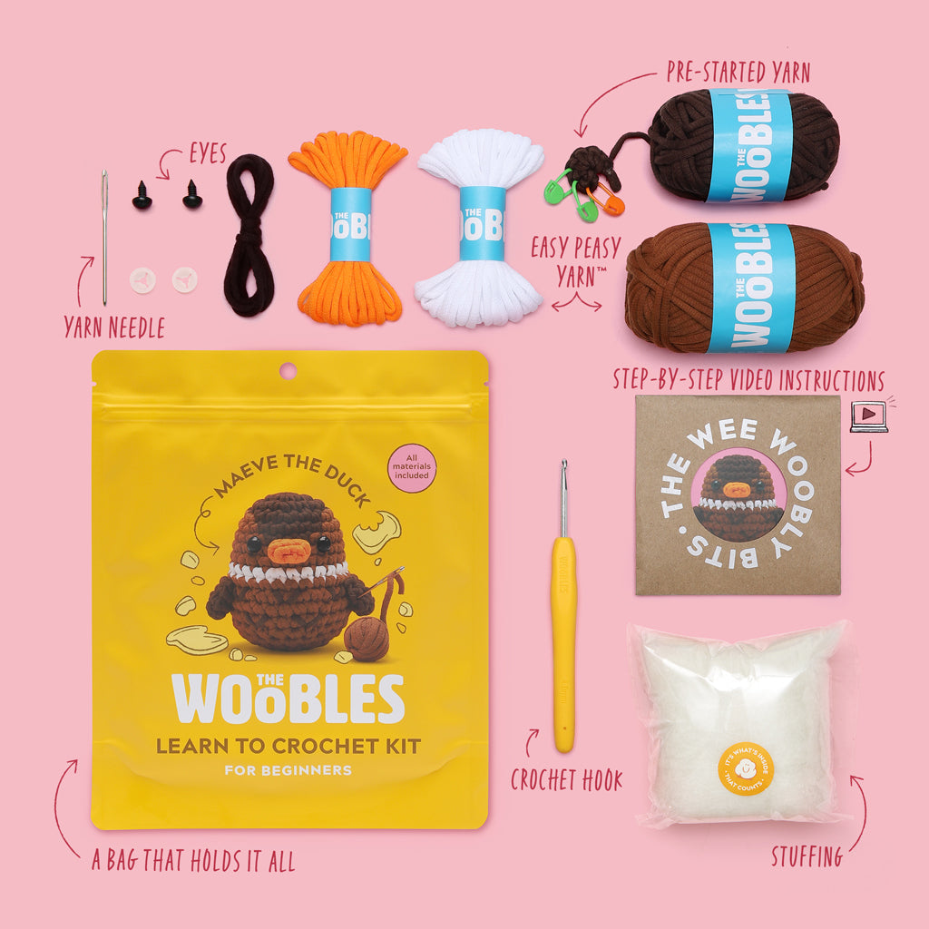 Kibakids - Maeve the Duck Crochet Kit
