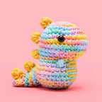 Kibakids - Fred the Dinosaur Pastel Crochet Kit