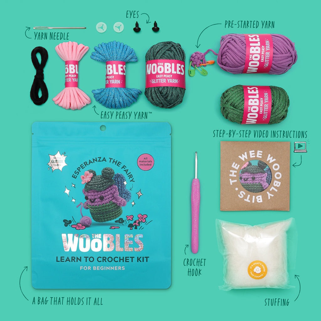 Kibakids - Esperanza the Fairy Crochet Kit