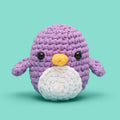 Kibakids - Pierre the Penguin Purple Crochet Kit
