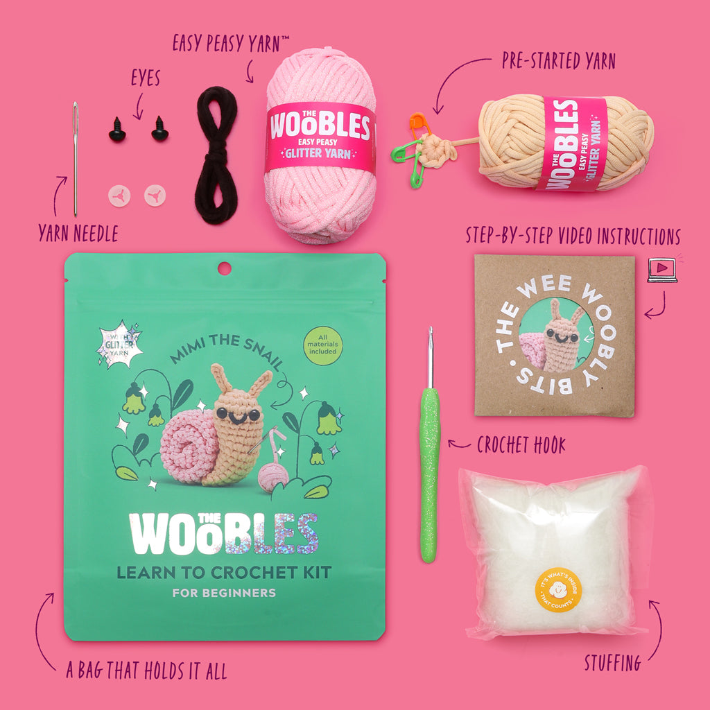 Kibakids - Mimi the Snail Crochet Kit