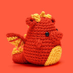 Kibakids - Kaida the Dragon Red Crochet Kit