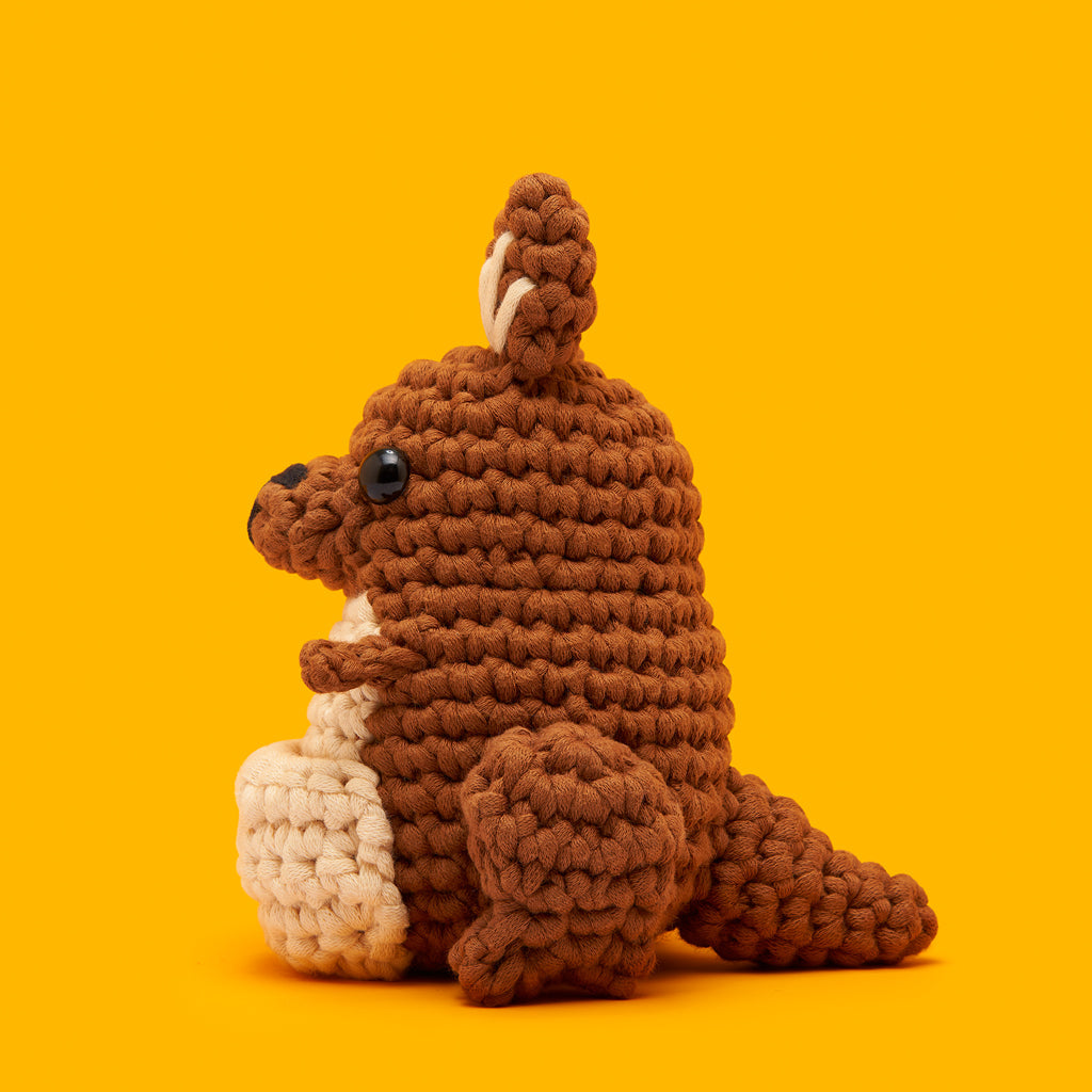 Kibakids - Bella the Kangaroo Crochet Kit
