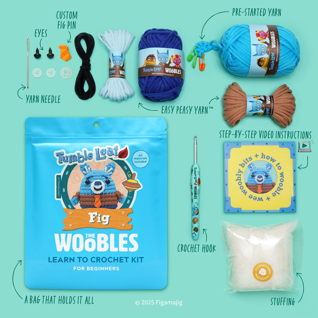 Kibakids - Fig Crochet Kit