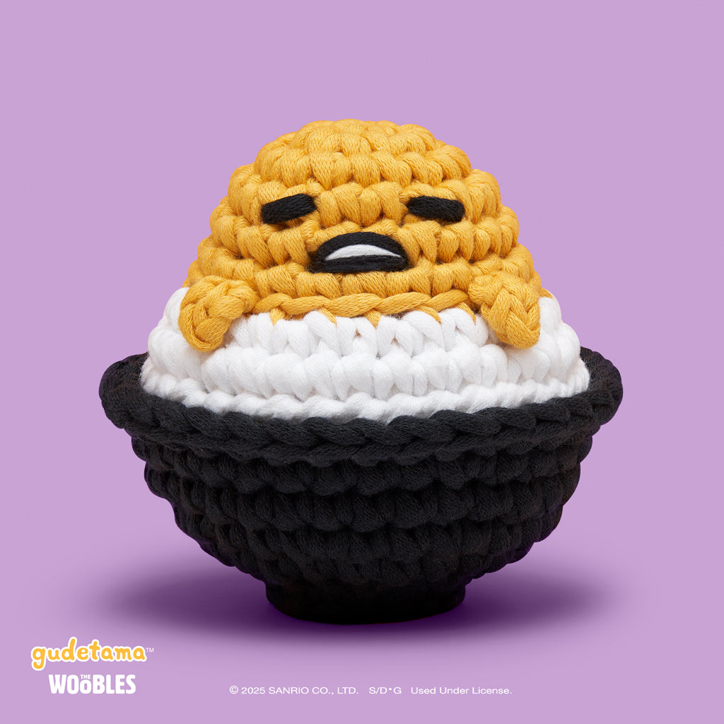 Kibakids - Gudetama™ Egg on Rice Crochet Kit