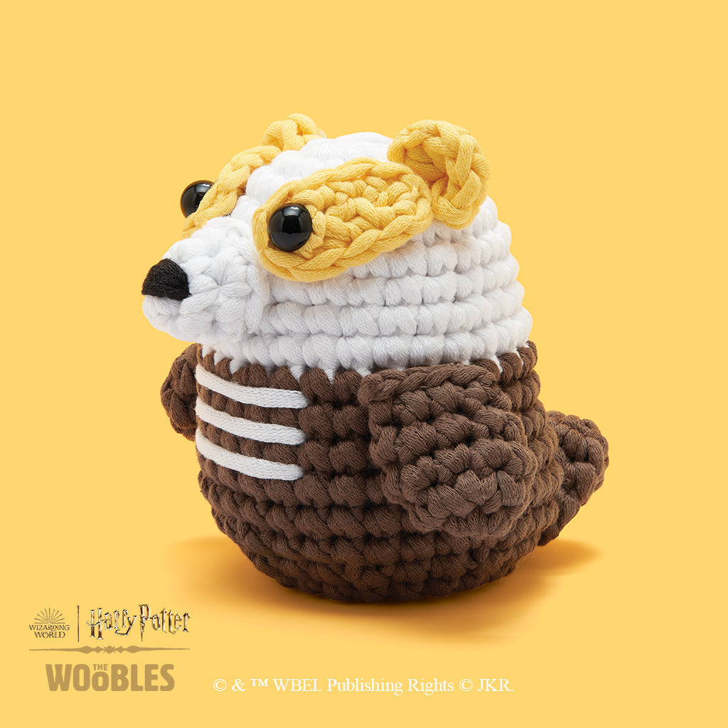 Kibakids - Hufflepuff™ Badger Crochet Kit