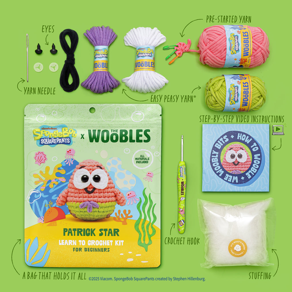Kibakids - Patrick Star Crochet Kit