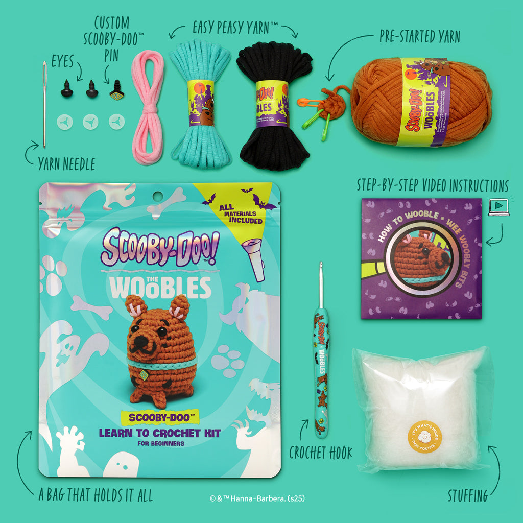 Kibakids - Scooby-Doo™ Crochet Kit