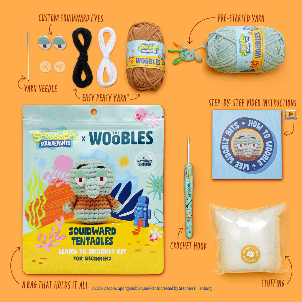 Kibakids - Squidward Tentacles Crochet Kit