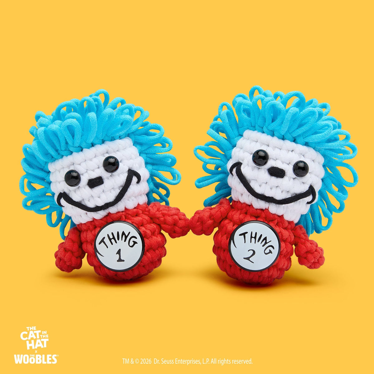 Kibakids - Thing 1 & Thing 2 Crochet Kit