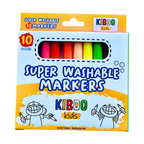 Kibakids - Super Washable Markers Broad Line - 10 Color Pack