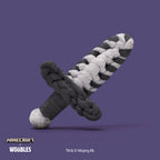Kibakids - Tiny Minecraft Iron Sword Accessory Kit