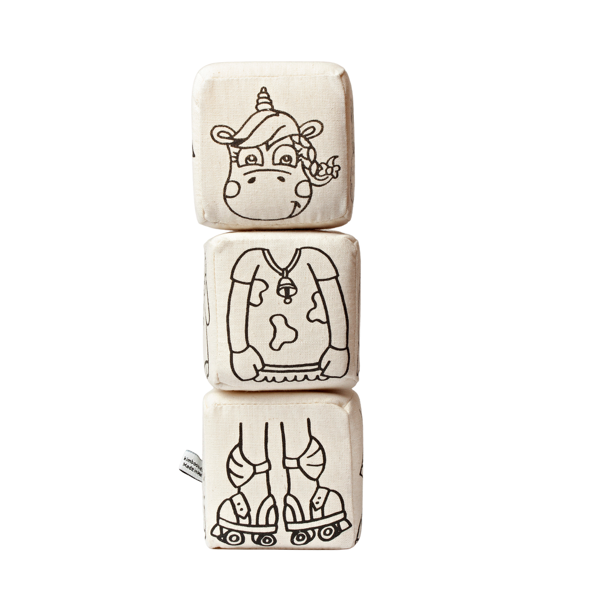Kibakids - Magnetic Blocks: Animal Coloring Set
