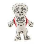 Kibakids - Girl with Flower Headband Coloring Set