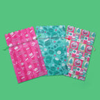 Kibakids - 3-Pack Holiday Gift Bag Set