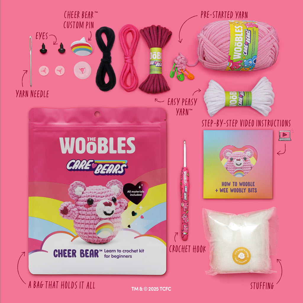 Kibakids - Cheer Bear™ Crochet Kit