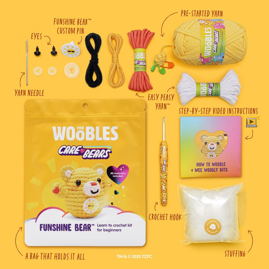 Kibakids - Funshine Bear™ Crochet Kit