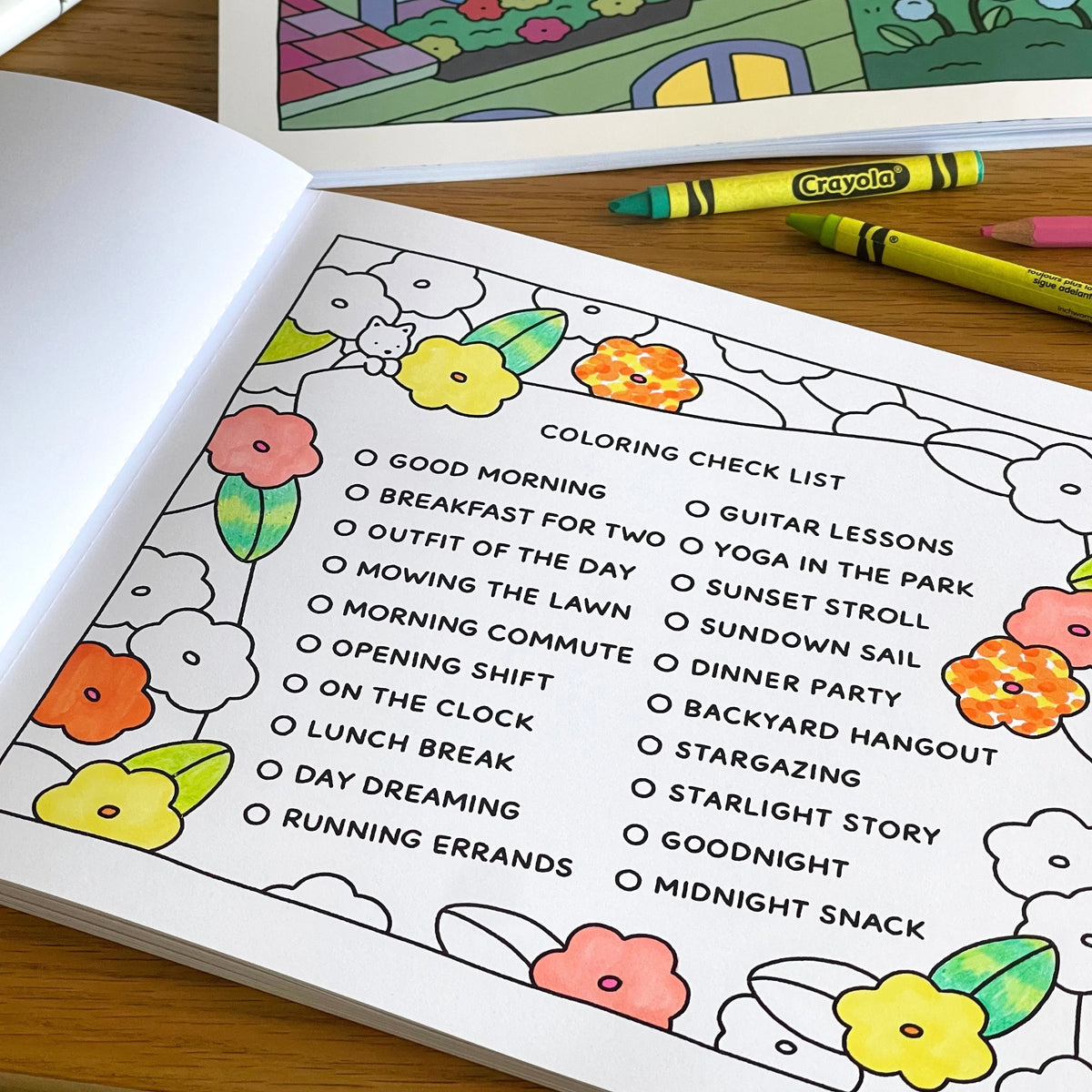 Kibakids - Day to Night Coloring Book