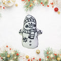 Kibakids - Snowman Christmas Ornament Coloring Set