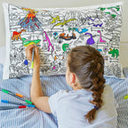 Kibakids - ultimate sleepover bundle - colour your own pillowcase