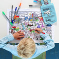 Kibakids - dinosaur placemat to go - party pack of 10
