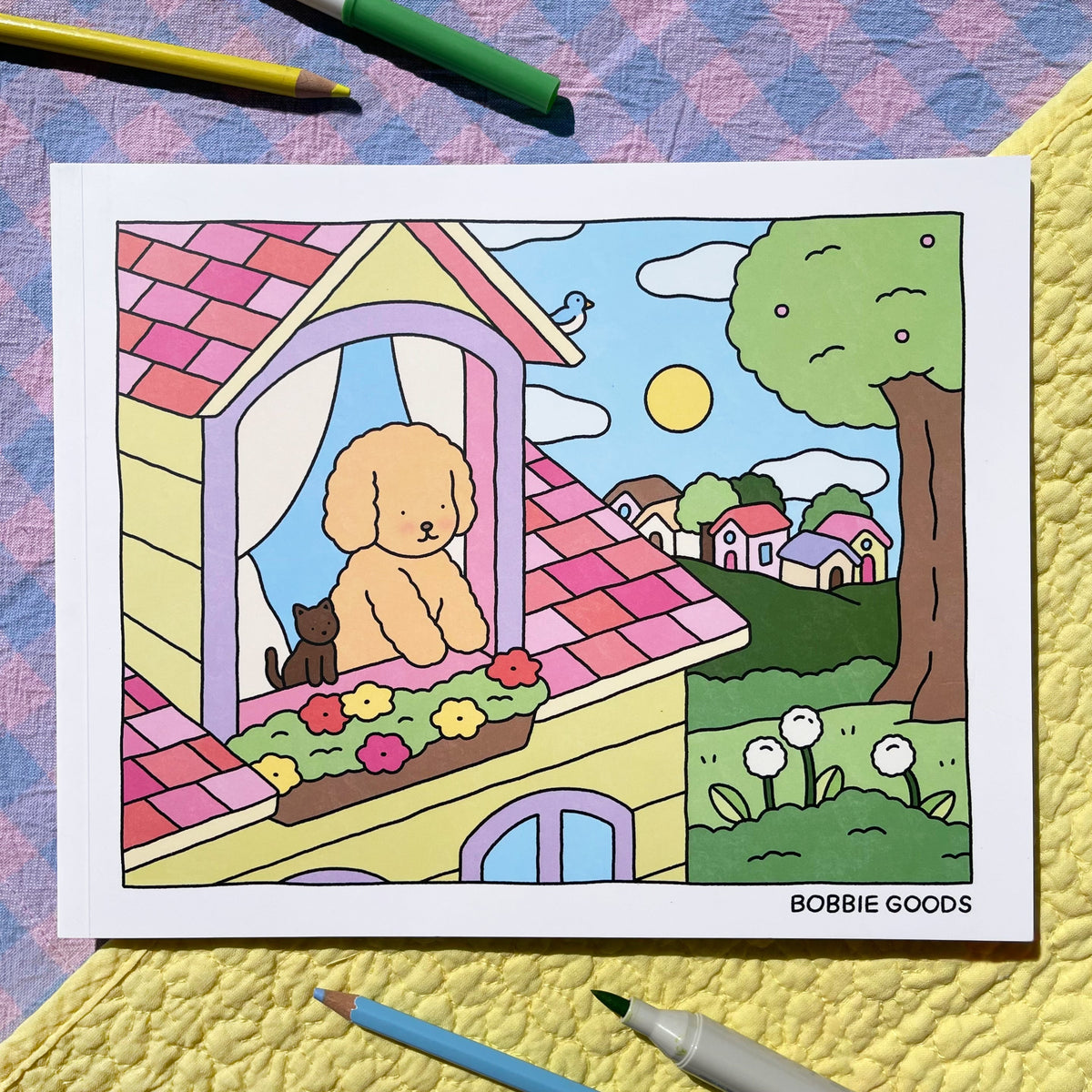 Kibakids - Day to Night Coloring Book