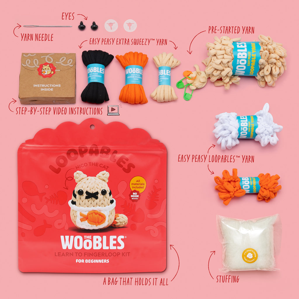Kibakids - Nico the Cat Loopables Kit