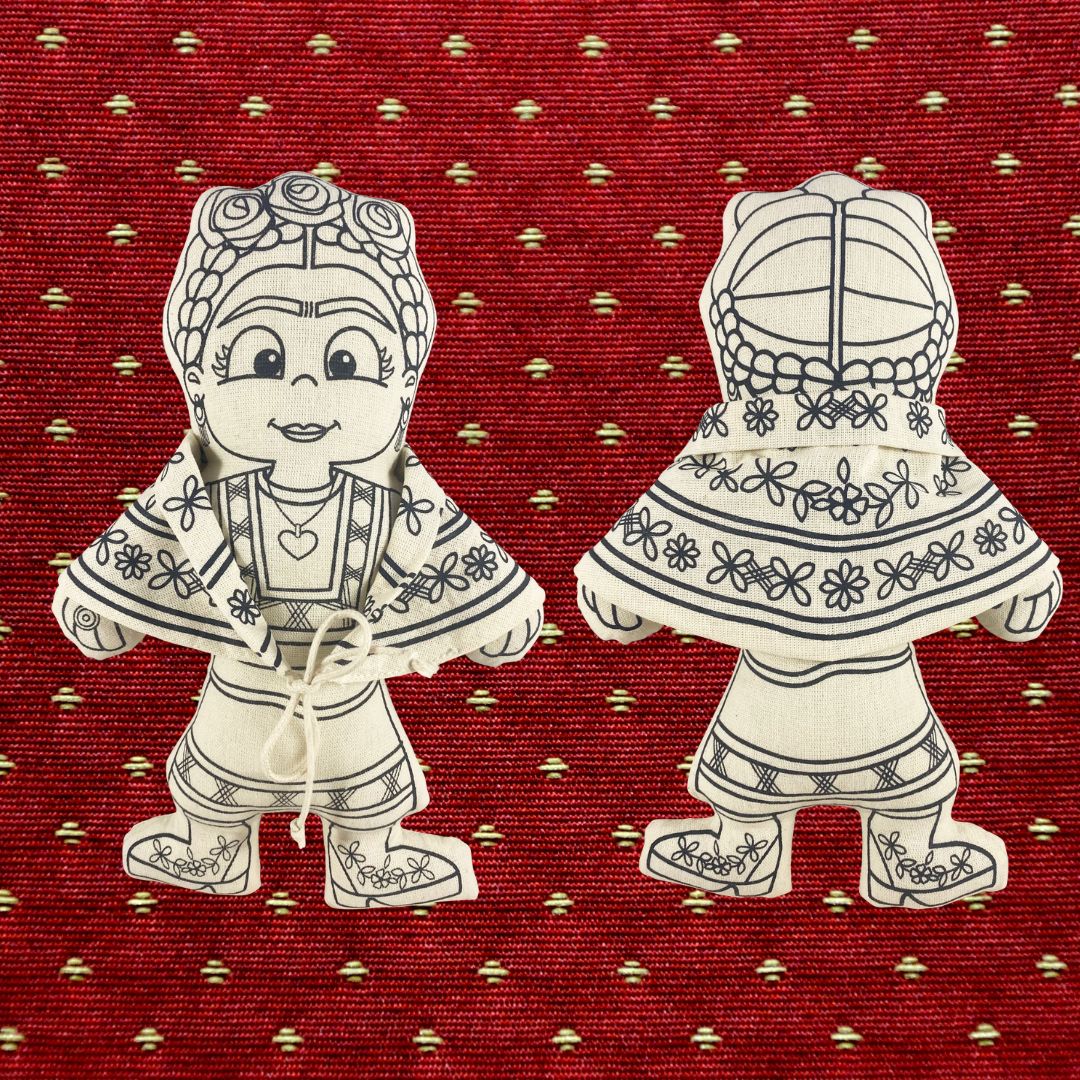 Kibakids - Frida with Shawl Coloring Set