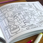 Kibakids - Day to Night Coloring Book