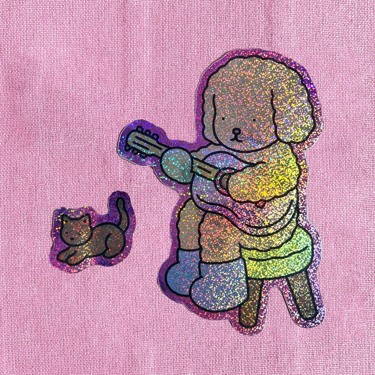 Kibakids - Guitar Glitter Sticker Pack
