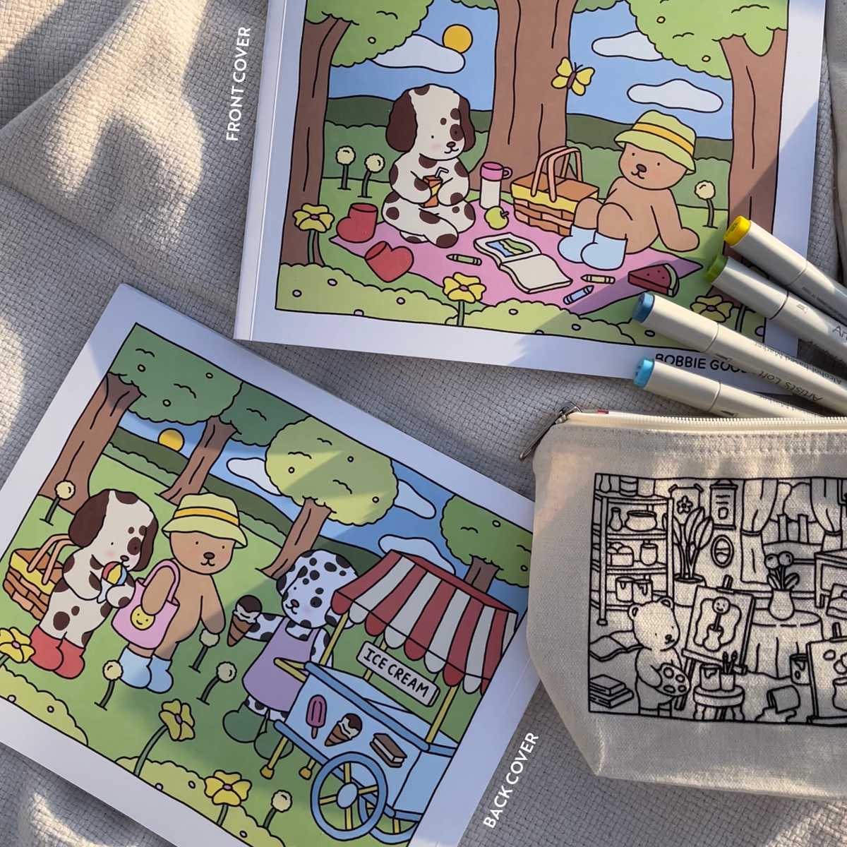Kibakids - Spring-Summer Coloring Book
