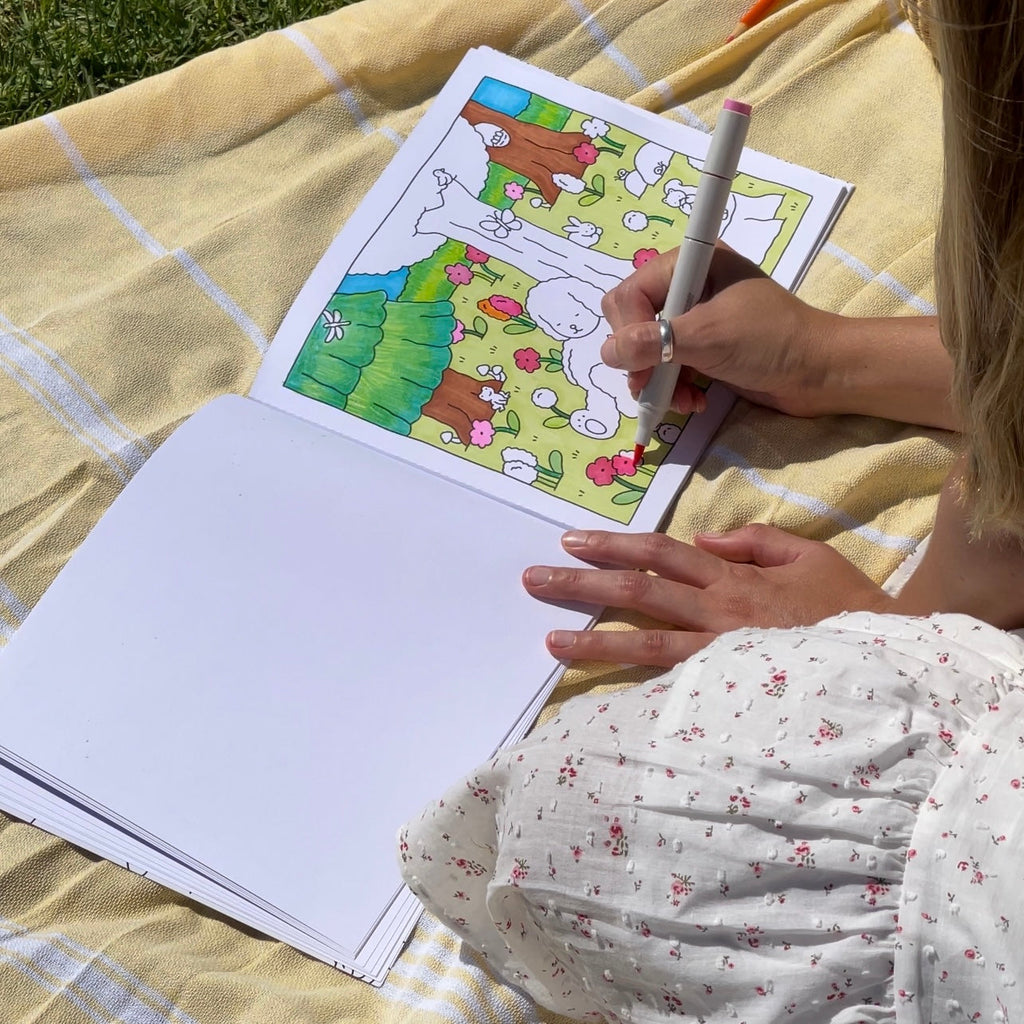 Kibakids - Day to Night Coloring Book
