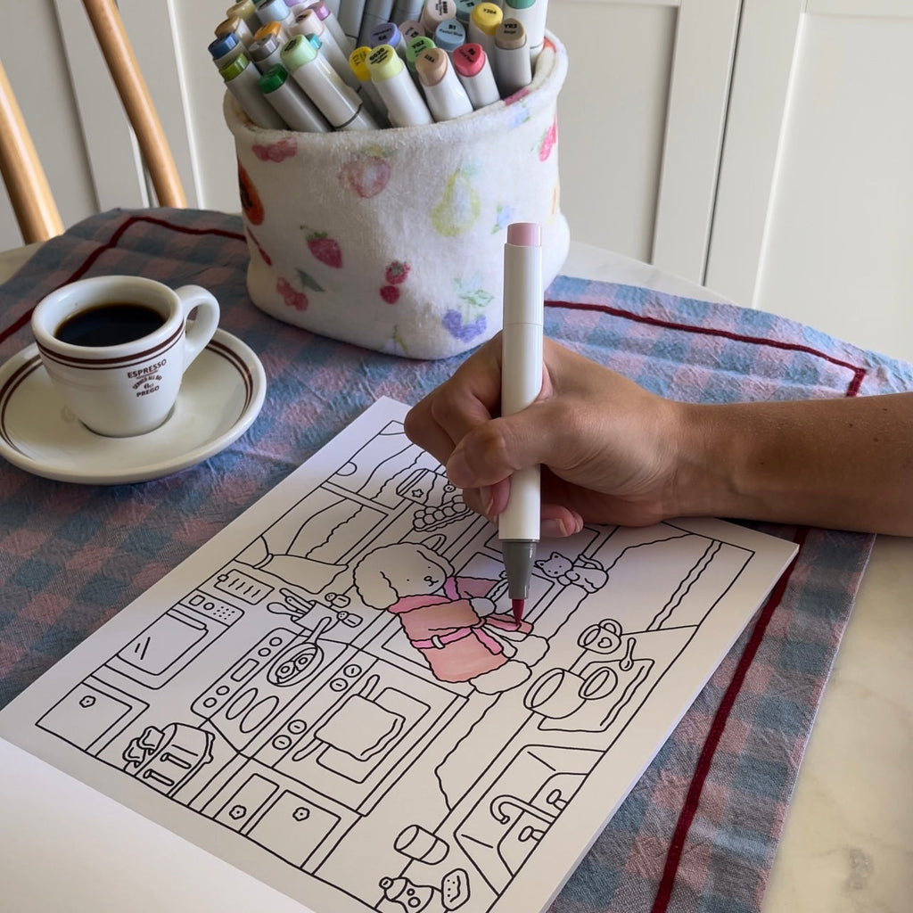 Kibakids - Day to Night Coloring Book