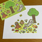 Kibakids - Picnic Sticker Sheet