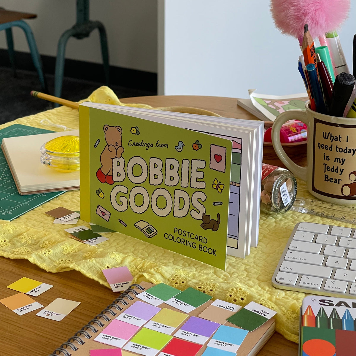 Kibakids - Postcard Coloring Book
