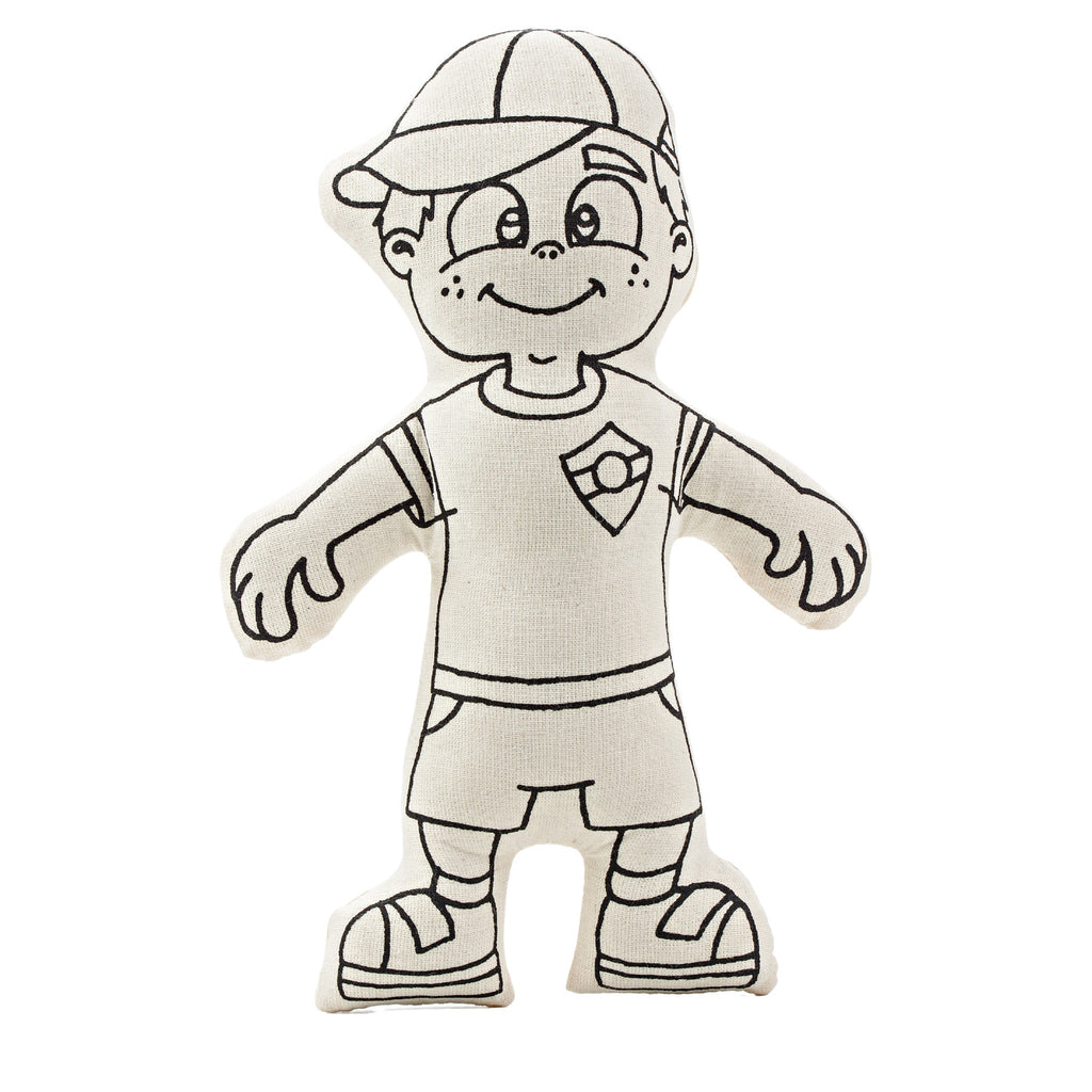 Kibakids - Boy with Cap Coloring Set