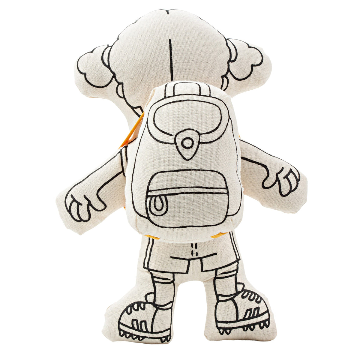 Kibakids - Sports Series: Soccer Girl with Pigtails Coloring Set