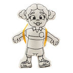 Kibakids - Sports Series: Soccer Girl with Pigtails Coloring Set