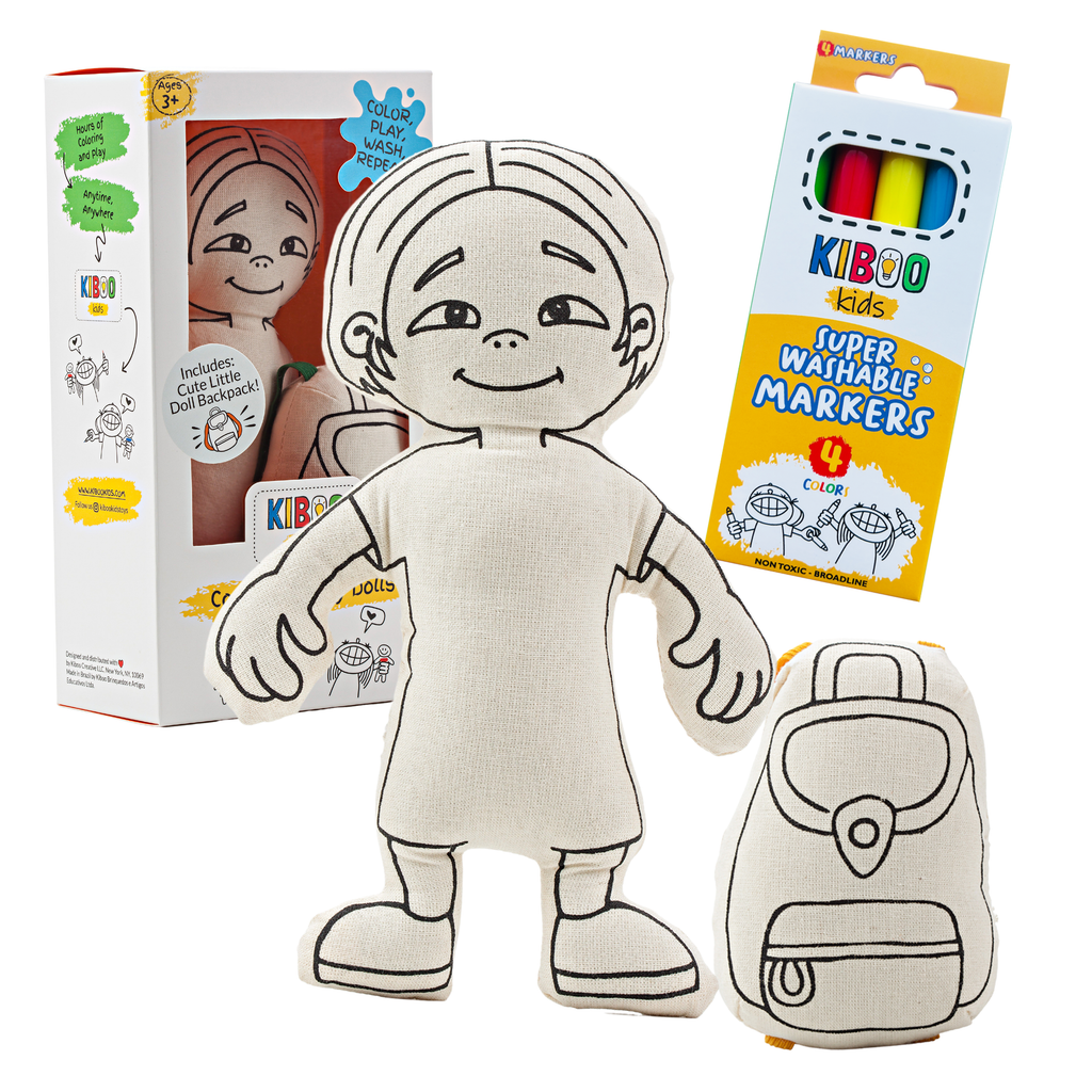 Kibakids - Kid with Parted Hair Coloring Set
