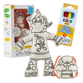 Kibakids - Unicorn with Rainbow Backpack Coloring Set