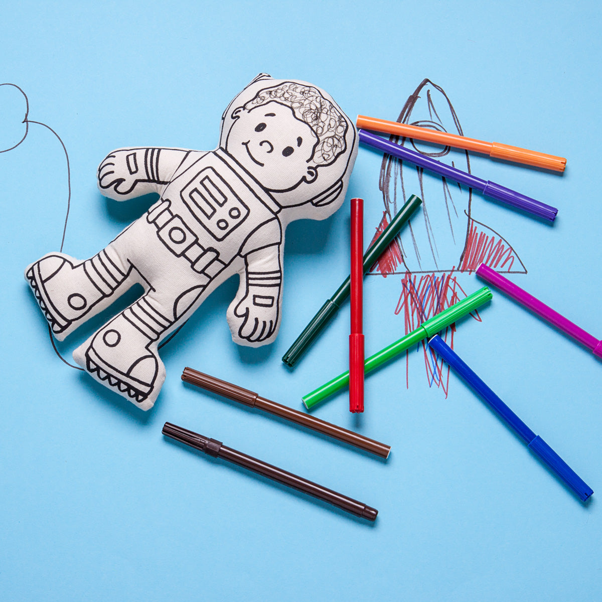 Kibakids - AstroBoy with Space Pack Coloring Set