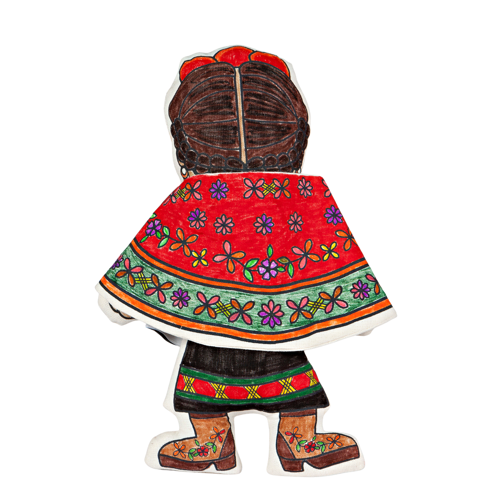 Kibakids - Frida with Shawl Coloring Set