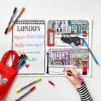 Kibakids - London placemat to go - party pack of 10