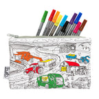 Kibakids - cars, trucks & tractors pencil case