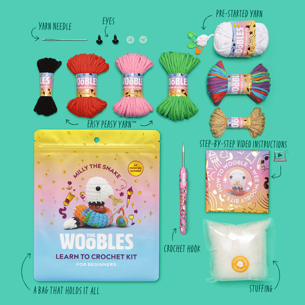 Kibakids - Milly the Snake Crochet Kit