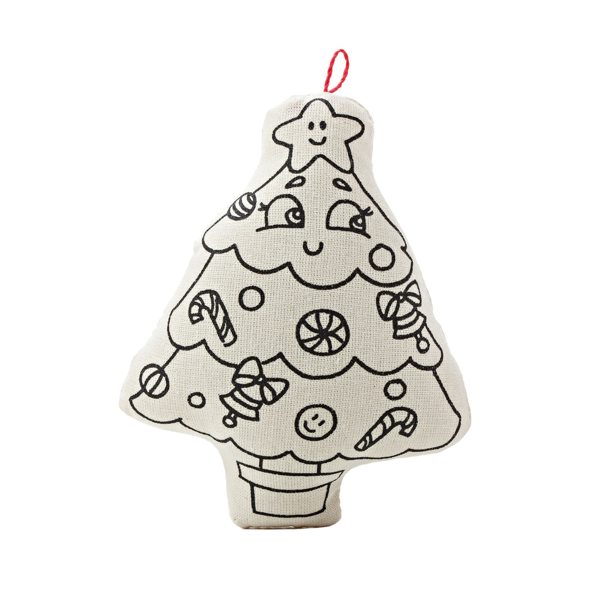 Kibakids - Christmas Ornaments Duo - Santa Klaus and Tree Coloring Set