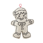 Kibakids - Christmas Ornaments Duo - Gingerbread Man and Snowman Coloring Set