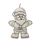 Kibakids - Christmas Ornaments Duo - Santa Klaus and Tree Coloring Set