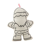 Kibakids - Christmas Ornaments Duo - Santa Klaus and Tree Coloring Set